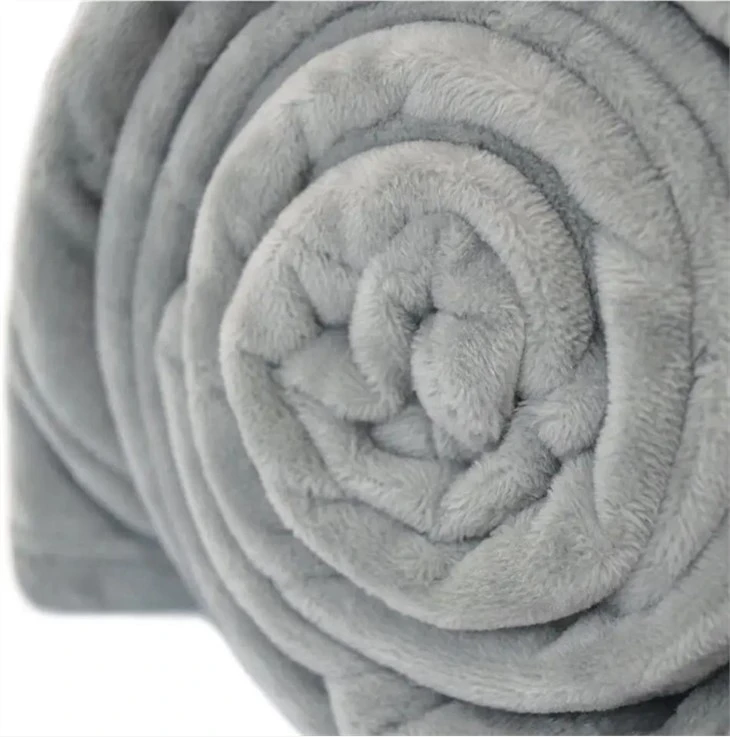 Customized 100% Polyester Flannel Blanket