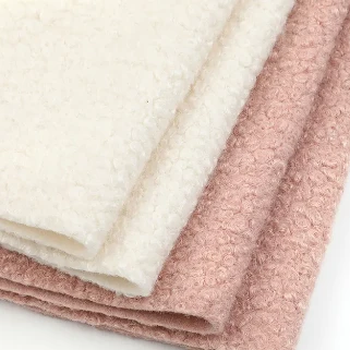 100 ٪ پارچه پشم گوسفند عروسکی Polyester Sherpa