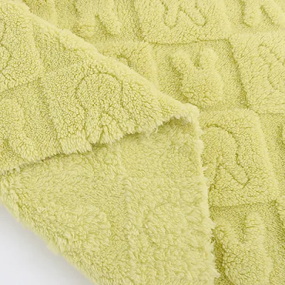 100%polyester Sherpa Fleece Fabric