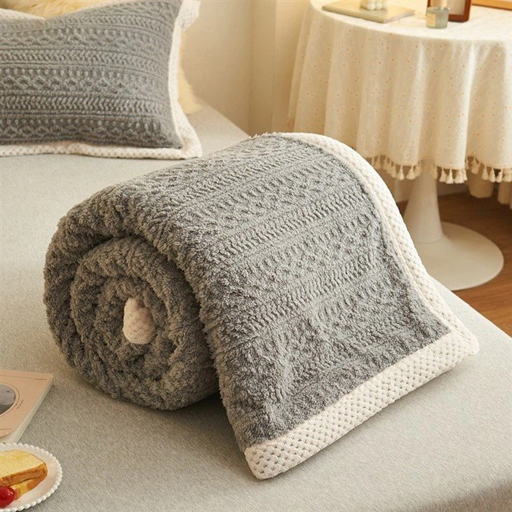 clean sherpa blanket