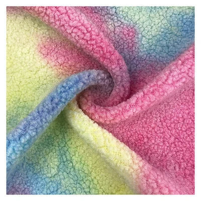 پارچه کراوات Dye Sherpa Fleece