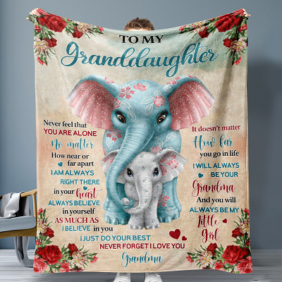 Personalized Character Blanket With Letter