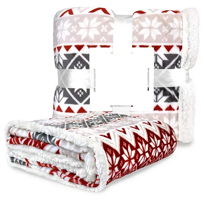 100 ٪ پتو کریسمس پلی استر